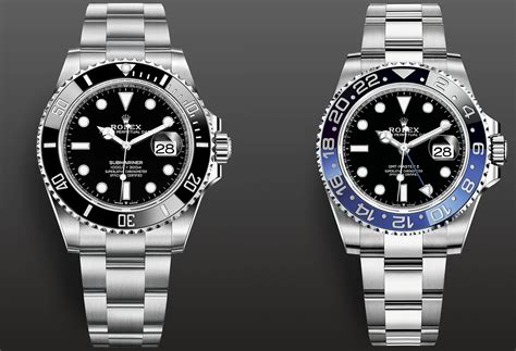 submariner vs gmt master ii.